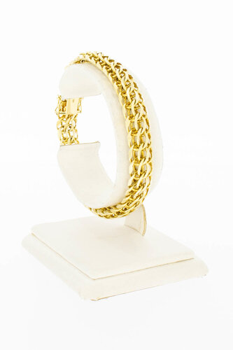 Geflochtenes 585 Gold Armband - 19,7 cm