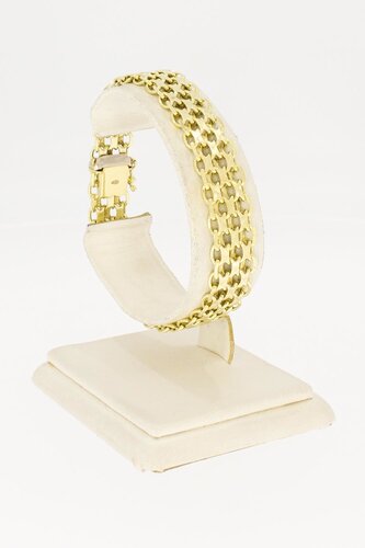 Retro Gold Armband 14 Karat - 18,9 cm