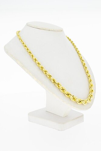 14 Karat geflochtene Goldkette - 47,5 cm
