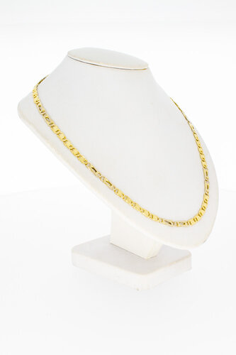 Falkenauge Goldkette 14 Karat - 47,8 cm