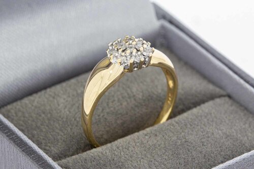 585  Rosettenring mit Diamant - 17,6 mm