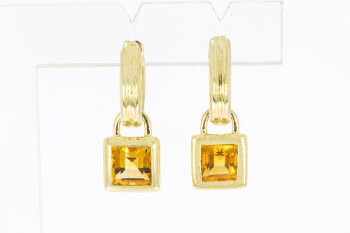 14 Karat Edelstein Damen Ohrringe - 2,3 cm
