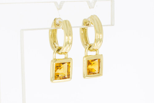 14 Karat Edelstein Damen Ohrringe - 2,3 cm