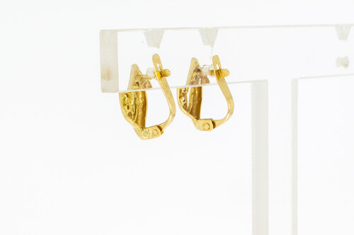 Damen Ohrhänger 18 Karat Gold - 12,5 mm