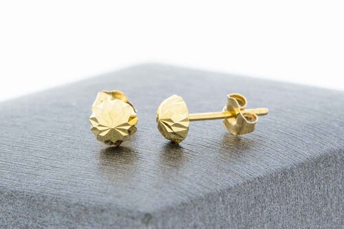 14 Karat Gold Damen Ohrstecker - 4,8 mm