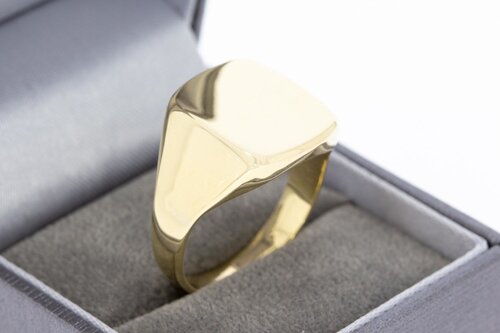 14 Karat Gold Siegelring Männer - 20,5 mm