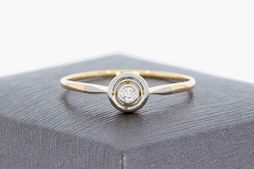 14 Karat Gold Diamantring - 19,9 mm