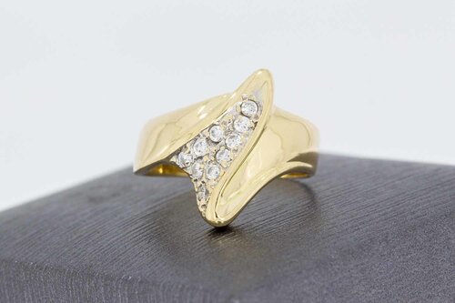 Zirkonia Damen Goldring 585 - 17,1 mm