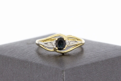 Edelstein Damen Ring 585 Gold - 18,4 mm