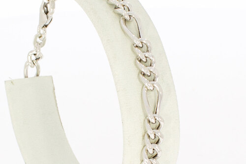 Figaro Armband 14 Karat Gold - 19,5 cm