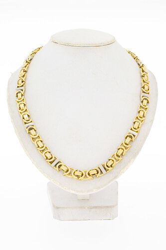 18 Karat Gold flache Königskette - 75,9 cm