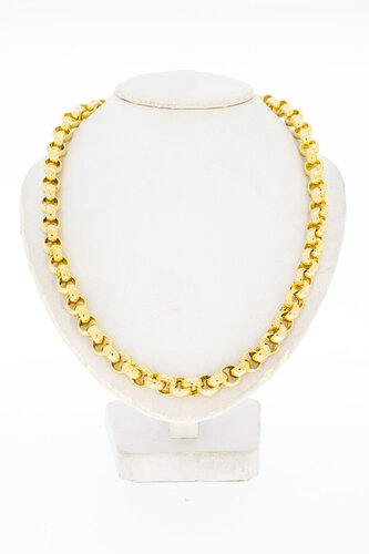 Geldgold Erbskette 18 Karat - 45,5 cm