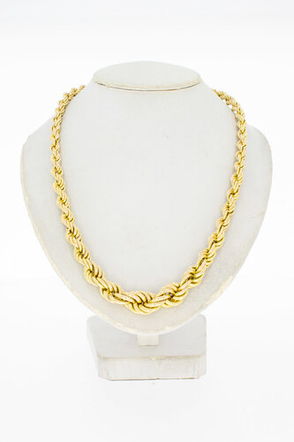 18 Karat Kordel Goldkette - 62,2 cm