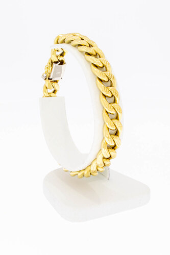 585 Gold Panzer Armband-19,5 cm