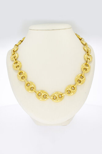 Gelb Gold Ankerkette 585 - Länge 82 cm