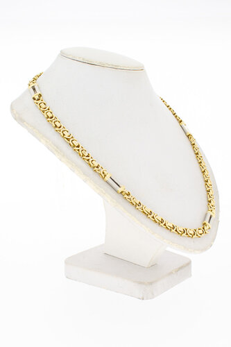 Flache Königskette 18 Karat Gold - 53,8 cm