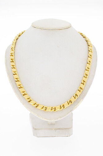 18 Karat Falkenauge Gliederkette - 63,1 cm