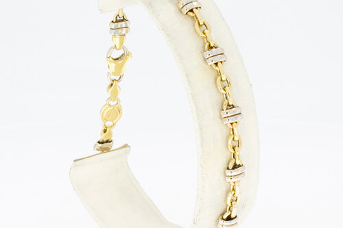 18 Karat Armbändchen Gold - 21,6 cm