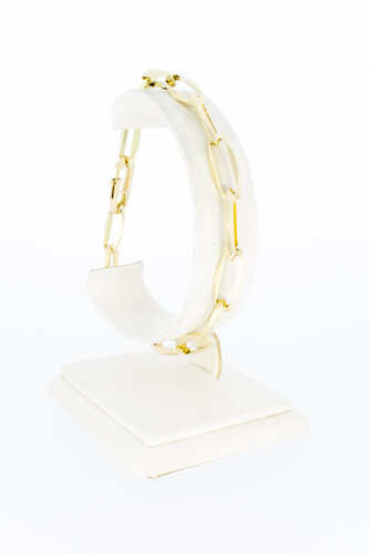 14 Karat Paperclip Armband - 22,1 cm