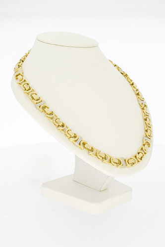 Flache 585 Gold Herren Königskette - 73 cm