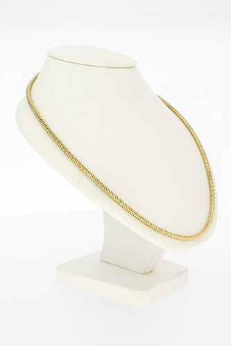 Schlangen 585 Gold Halskette - 42 cm