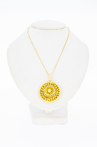 14 Karat Vintage Knoten Gold Anhänger