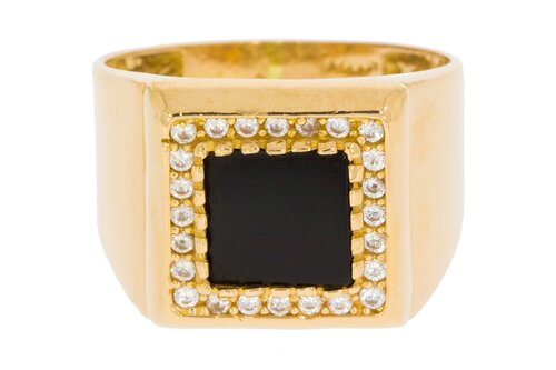 22 Karat Gold Herren Siegelring - 19.6