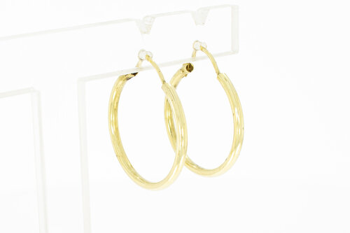 Ohrringe 14 Karat Gelbgold - 23 mm