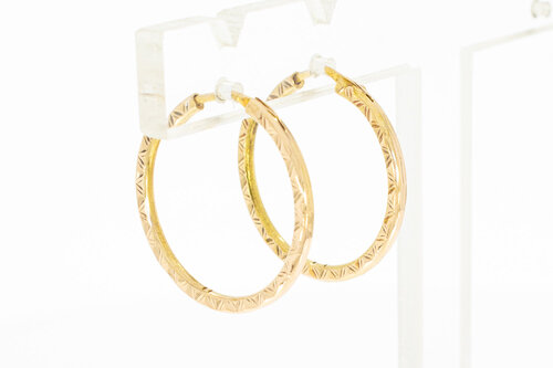 Damen Ohrringe 18 Karat - 2,2 cm
