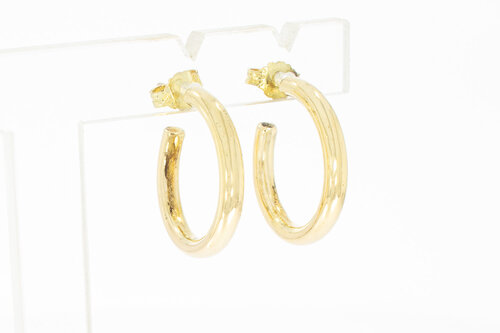 Damen Ohrringe 585 Gelbgold - 22 mm