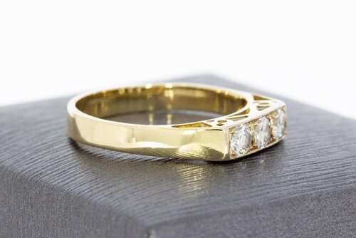 Vorsteck diaman ring 585 Gold - 18,2