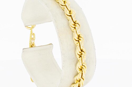 Kordel Gold Armband 14 Karat - 19 cm