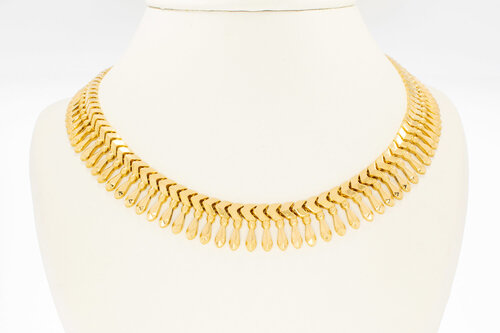 Sonnenstrahlen 750 Goldkette - 45 cm