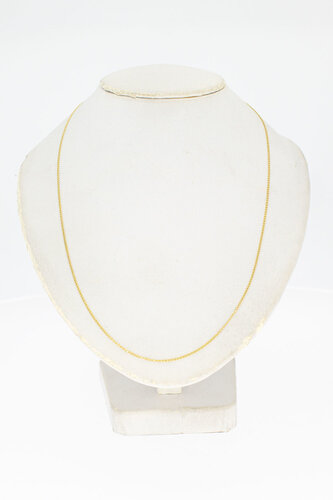 585 Gold Damen Panzer Collier - 41,9 cm