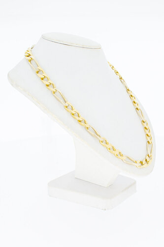 18 Karat Figaro Männerkette - 59,6 cm