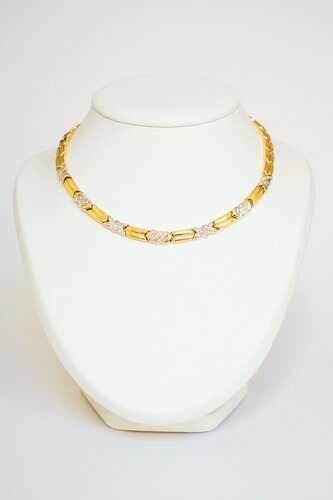 18 Karat Diamant Collier für Damen - 42 cm