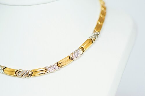 18 Karat Diamant Collier für Damen - 42 cm