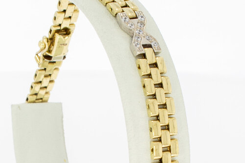 14 kt Goldarmband im Rolex-Stil - 19,8 cm