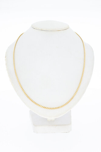 14 Karat gelb goldenes Collier - 46 cm