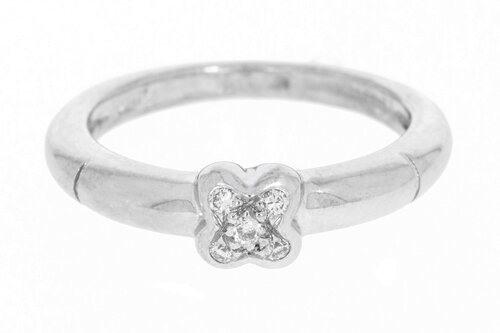 Damenring 750 Weißgold - 16.6 mm