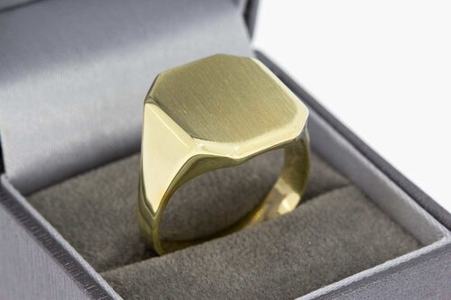 14 Karat Gelbgold Siegelring - 21,1 mm
