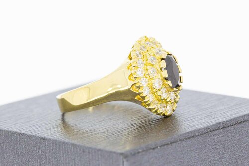 Edelstein Ring Damen 750 Gold - 18,5 mm