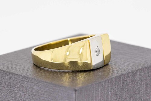 14 Karat Herren Gold Ring - 19,6 mm
