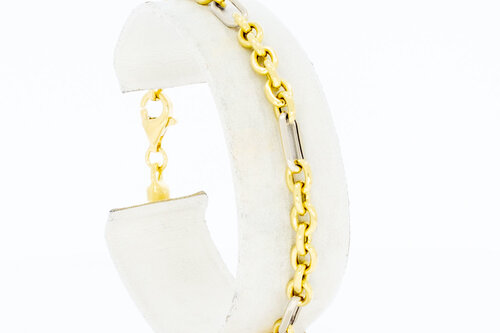 18 Karat Fantasy Anker Goldarmband - 18,8 cm