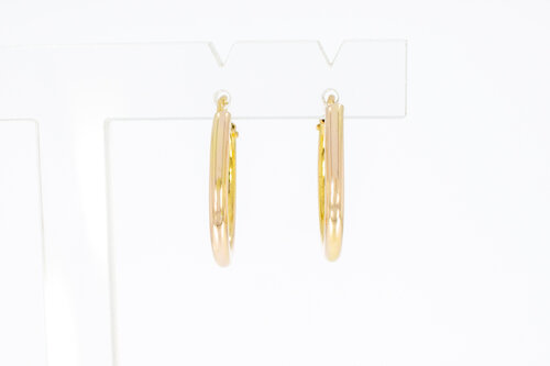 14 Karat Ohrringe Rosegold - 1,7 cm