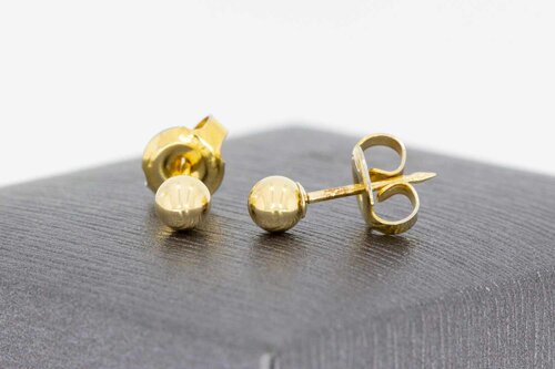 585 Goldene Damen Ohrstecker - 0,4 cm