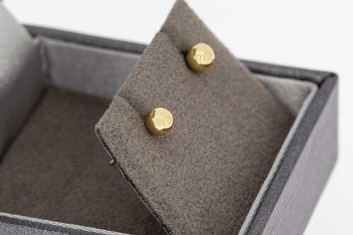 14 Karat Gold Damen Ohrstecker - 0,4 cm
