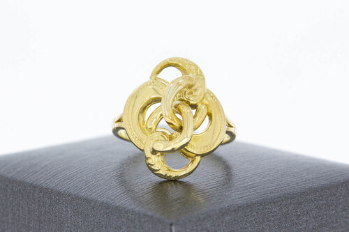 Vintage Damenring 9 Karat Gold - 17,5 mm