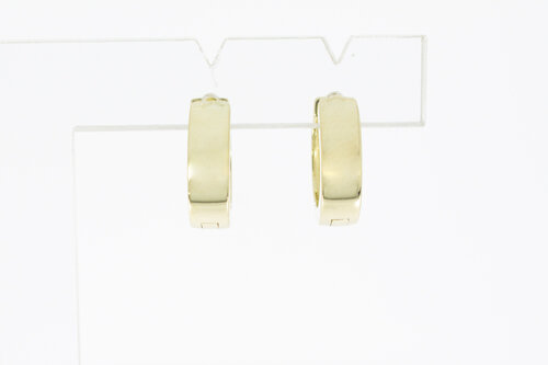 Faltkreolen 14 Karat Gelbgold - 1,4 cm