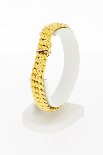 18 Karat geflochtenes Armband - 20,5 cm